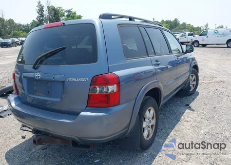 2004 Toyota Highlander V6 from USA, damaged, VIN JTEGP21A540012207